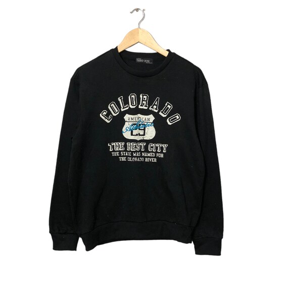Vintage Third Row Crewneck Big Logo Sweatshirt Vintage Third