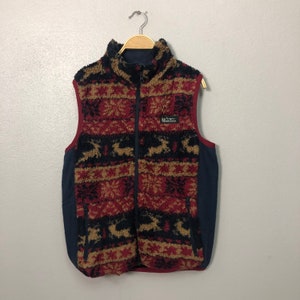 Vintage Manastash Zipper Ups Multicolor Vest Jacket