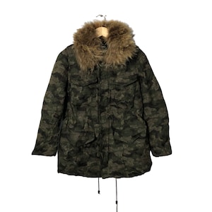 Vintage Japanese Brand Flammeum Button Ups Multipocket Camo Jacket Vintage Japanese Brand Button Ups Multipocket Jacket Size S