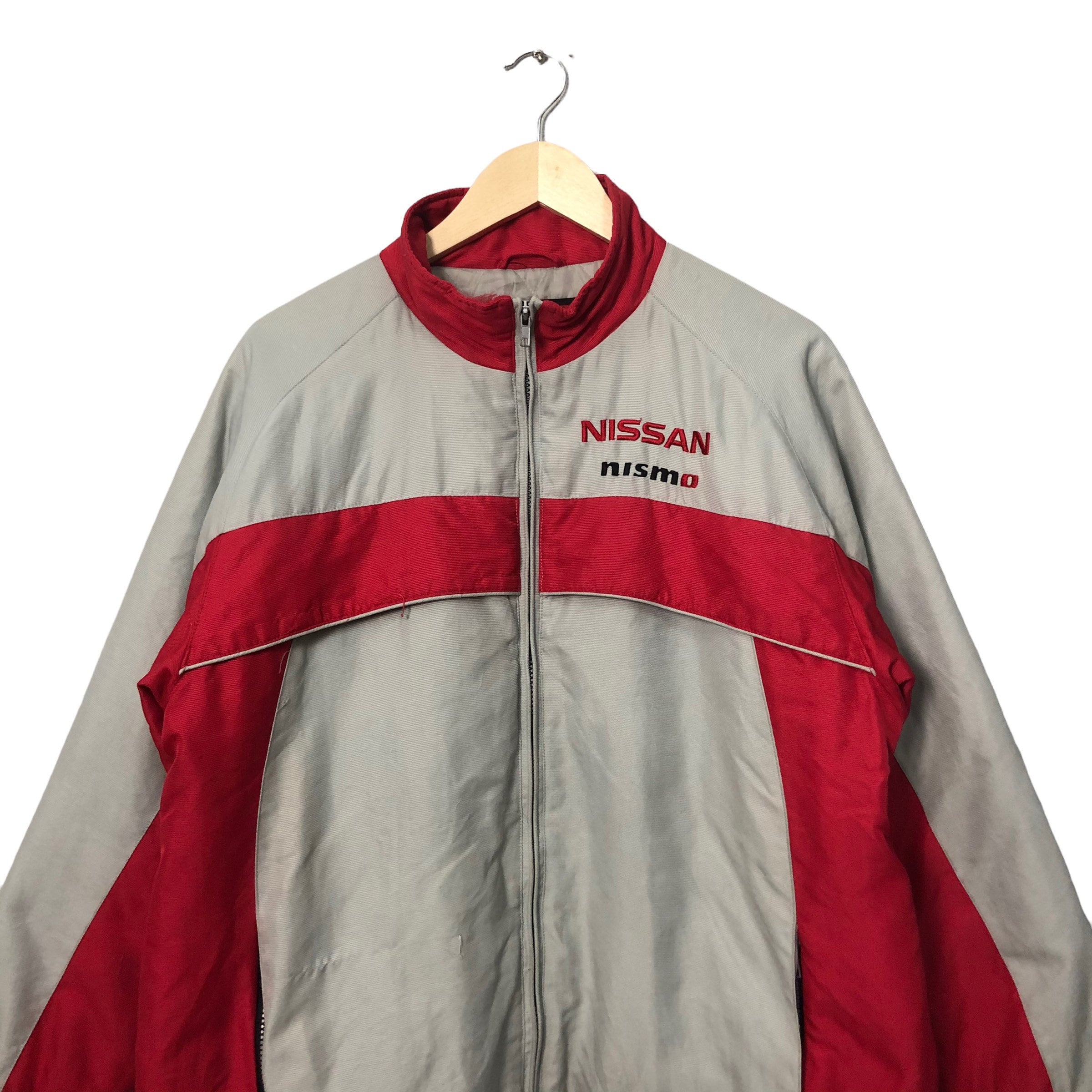 Vintage Nissan Nismo Embroidered Spell Out Big Logo Zipper Ups