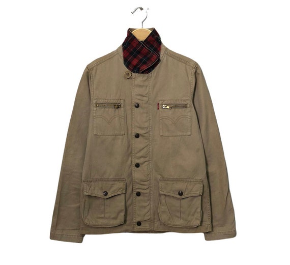 Vintage Levis Redloop Zipper Ups Multipocket Jack… - image 1