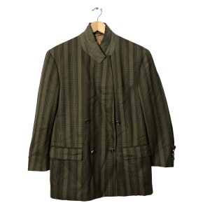 Vintage Christian Dior Monsieur Blazer Coat Jacket Green Colour Size L