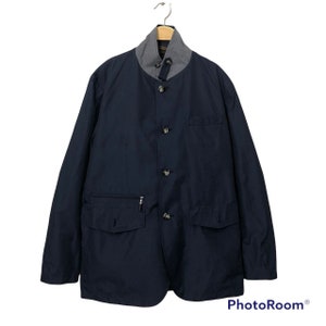 Vintage Wilkes Basbford Button Ups Blazer Coat Jacket Vintage Wilkes Basbford Button Ups Jacket Dark Blue Colour