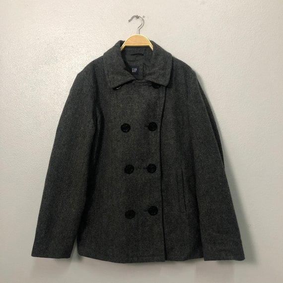 Vintage Gap Button Ups Wool Blazer Coat Jacket Gr… - image 1