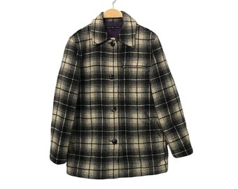 Vintage Ralph Lauren Plaid Button Ups Blazer Coat Jacket Vintage Ralph Lauren Plaid Blazer Coat JacketBlack/White Colour