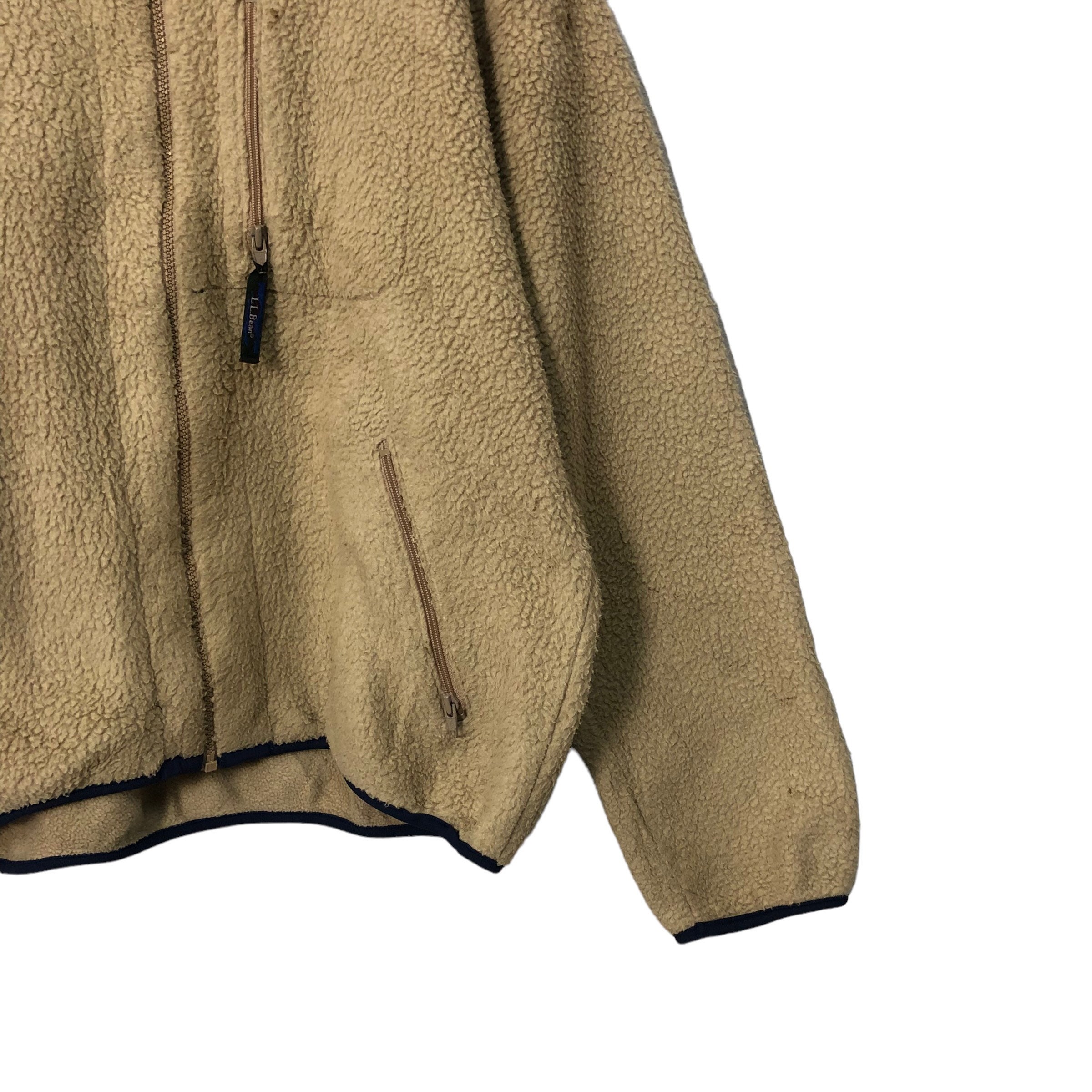 Vintage 90s LL Bean Zipper Ups Fleece Jacket Vintage LL Bean Etsy
