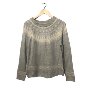 Vintage Arrow Crewneck Knitwear Sweater Jumper Vintage Arrow Crewneck Knitwear Sweater Jumper Grey Colour