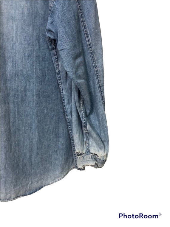 Vintage Versace Jeans Couture Distressed Button U… - image 6