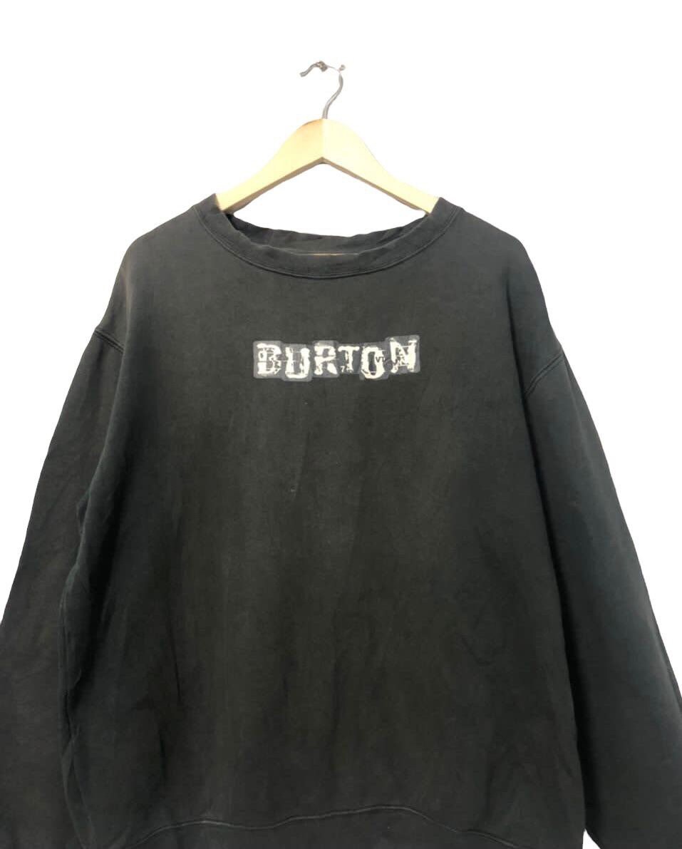 Vintage Burton Spell Out Logo Faded Sweatshirt Vintage