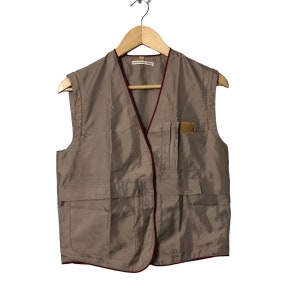 Vintage Miyake Design Studio By Issey Miyake Design Studio Vest Brown Colour Size S