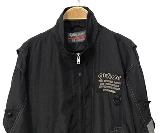 Vintage Sw Sport Motorcycle Goldwin Zipper Ups Jacket