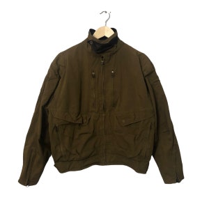 Vintage R’S Recreative Motorcycling Zipper Ups Multipocket Jacket Vintage R’S Recreative Motorcycling Multipocket Jacket Green Colour