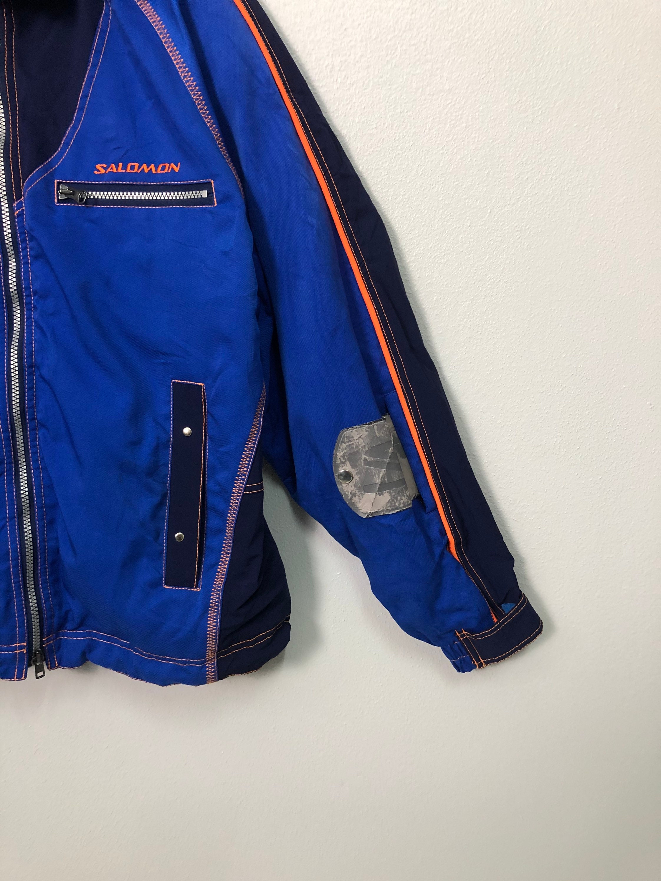 Salomon ネイビー スウェット古着 古着通販 L☆古着 長袖 スウェット メンズ 00年代 00sペン