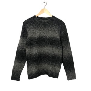 Vintage Urban Collection Crewneck Knitwear Sweater Jumper Vintage Urban Collection Knitwear Sweater Jumper Black/Grey Colour