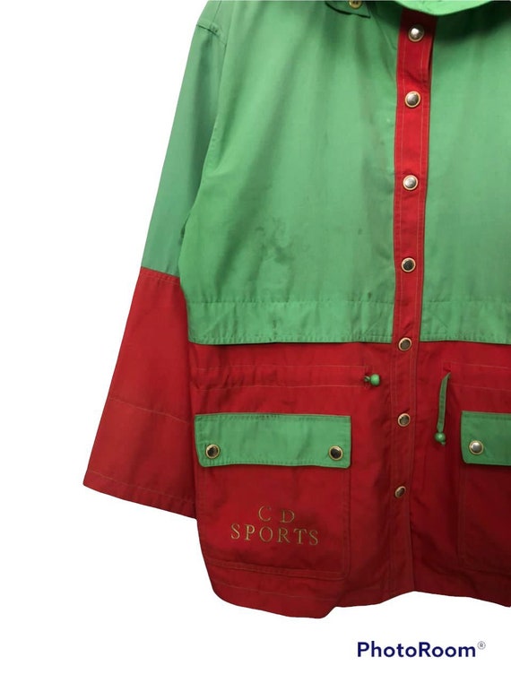 Vintage CD Sports Button Ups Embroidered Jacket G… - image 3