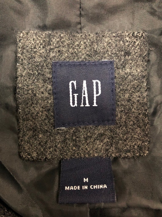 Vintage Gap Button Ups Wool Blazer Coat Jacket Gr… - image 9