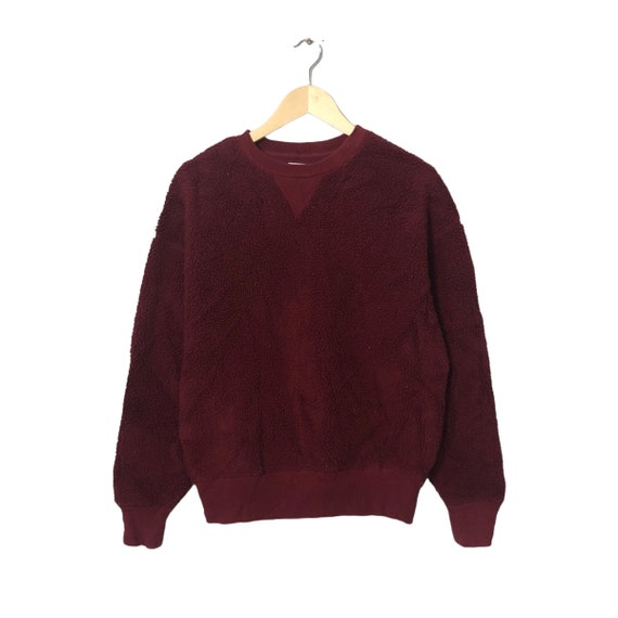 Vintage Gap Crewneck Fleece Sweatshirt Vintage Gap Crewneck Fleece Sweatshirt Red Color Etsy UK