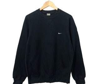 plain black nike jumper