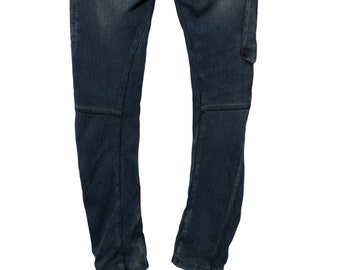 【DISCERNMENT】Field Slab Part 7 Cargo Denim Serenede Cyber Cloud Cargo Jeans Mens Tag Size 42 (Fits