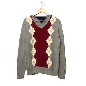 Tommy Hilfiger Knitwear Sweater Jumper Vintage Tommy Hilfiger Knitwear Sweater Jumper Grey Colour Size M