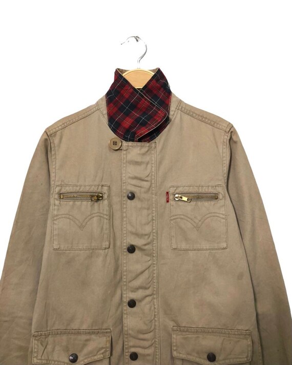 Vintage Levis Redloop Zipper Ups Multipocket Jack… - image 5