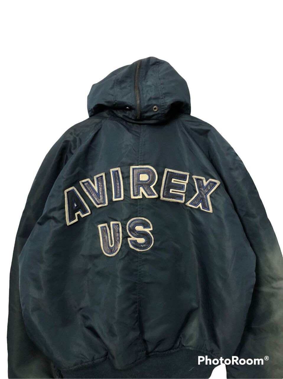 Vintage Avirex USA Faded Embroidered Spell Out Big Logo Zipper - Etsy