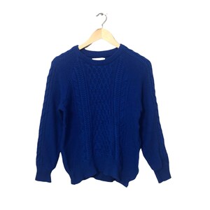 Vintage Adam Et Rope Crewneck Knitwear Sweater Jumper Vintage Adam Et Rope Crewneck Knitwear Sweater Jumper Blue Colour