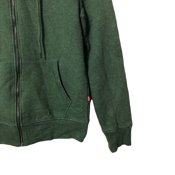 Vintage Levis Zipper Ups Hoodie Jacket Green Colo… - image 2