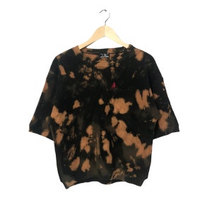 Vintage Hysteric Glamour Embroidered Small Logo Short Sleeve Shirt Vintage Hysteric Glamour Short Sleeve Shirt Tie Dye Colour Made in Japan