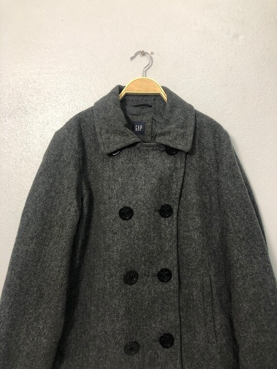 Vintage Gap Button Ups Wool Blazer Coat Jacket Gr… - image 4