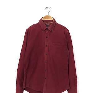 Vintage Lee Cooper Button Ups Shirt Jacket Red Colour