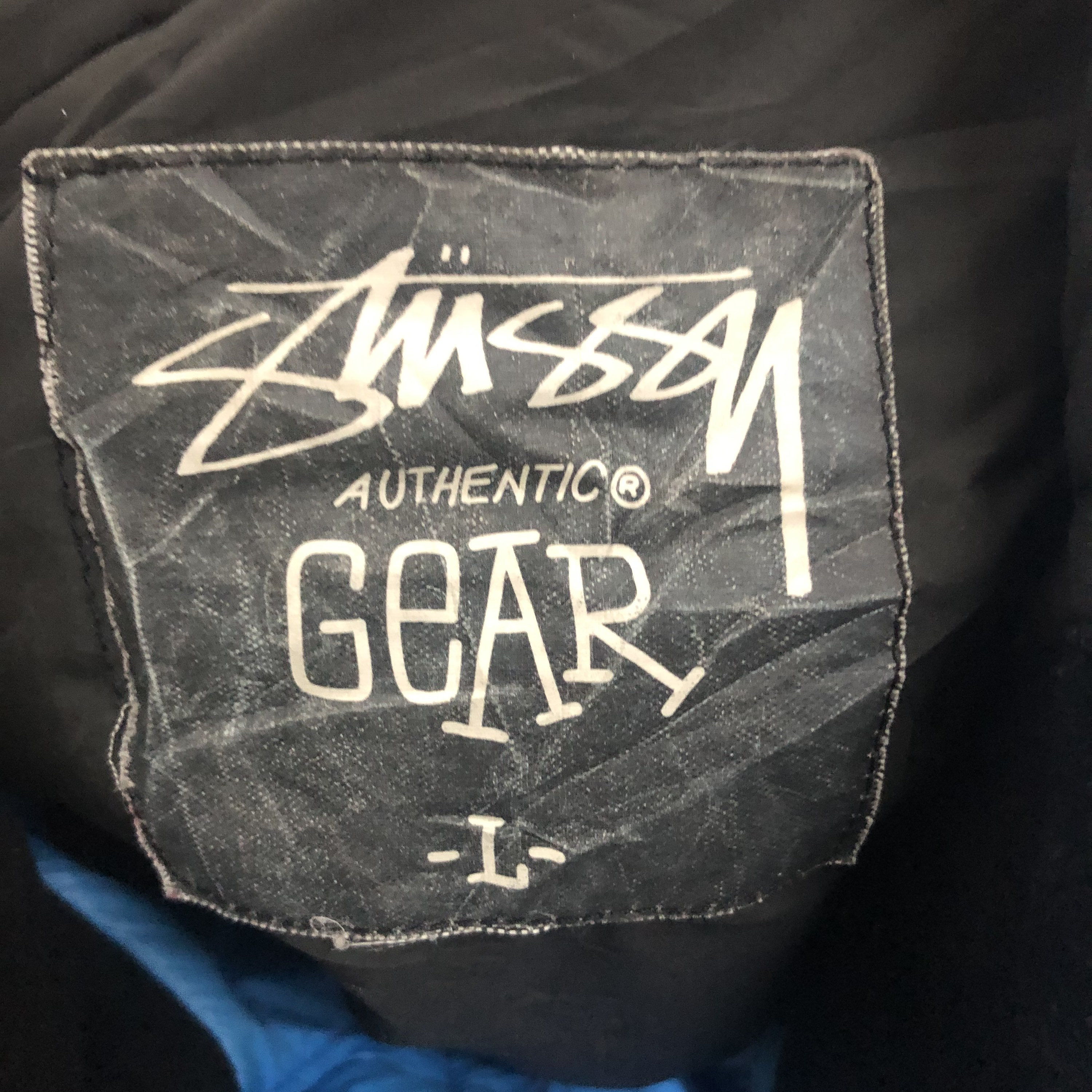 Vintage Stussy Authentic Gear Faded Zipper Ups Multipocket Jacket Vintage Stussy Authentic Gear Zipper Ups Jacket Blue Colour Size L Etsy Denmark