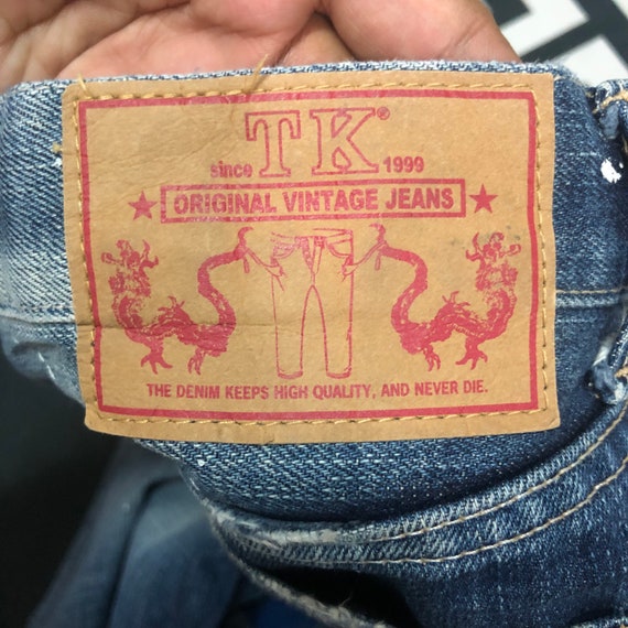 Vintage TK Jeans Dirty Painter Splash Distressed Denim Pants W30 Vintage TK  Jeans Distressed Denim Pants Blue Colour -  Canada