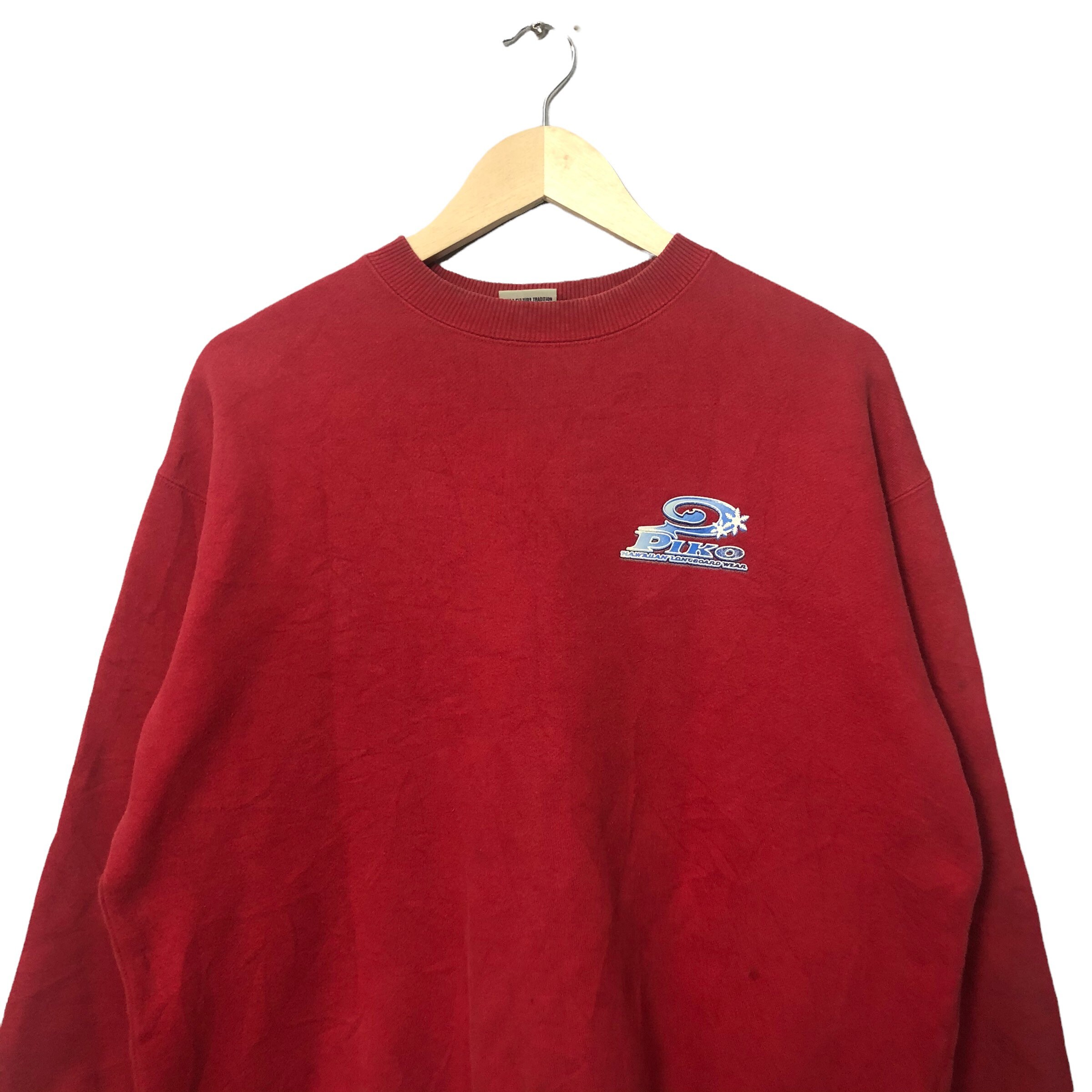 Vintage Piko Hawaiian Longboard Wear Big Logo Sweatshirt