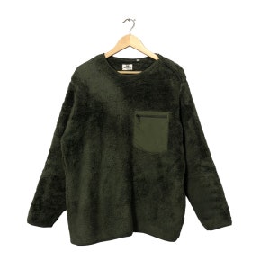 Vintage Uniqlo X Engineered Garments Fleece Sweater Vintage Uniqlo X Engineered Garments Sweater Green Colour Size XL