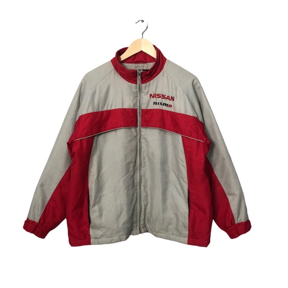 Vintage Nissan Nismo Embroidered Spell Out Big Logo Zipper