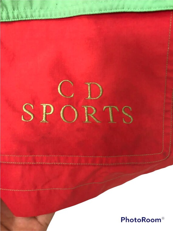 Vintage CD Sports Button Ups Embroidered Jacket G… - image 9