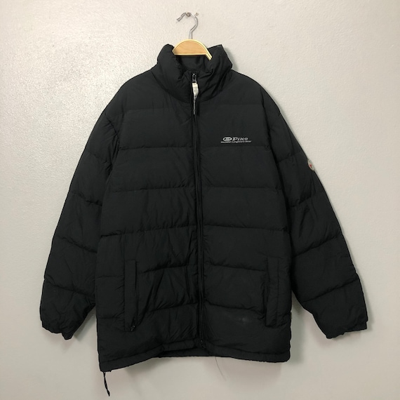本店は Winter Ups Zipper Piko Vintage Session Jacket Black Puffer ジャケット・アウター