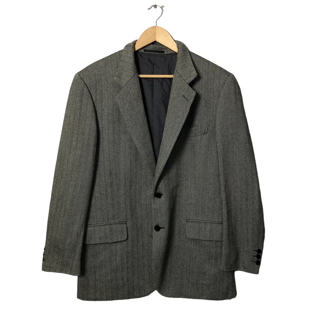 ジャケット・アウター Yves Saint Laurent pour homme Coat Grey Vintage Yves Saint Laurent Pour Homme Blazer Coat Grey Colour Made