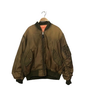 Vintage Japanese Brand Zipper Jacket L Size Stone Wash