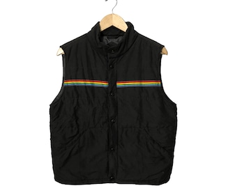 Vintage Jungle Storm Button Ups Vest Dark Grey Color