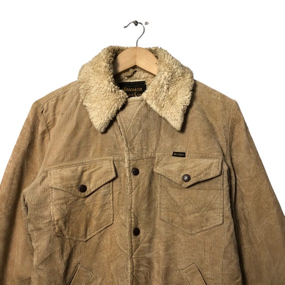 Vintage Wrangler Wrange Coat Button Ups Corduroy … - image 3