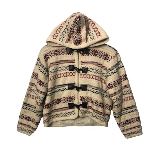 Cream sherpa hoodie cheap