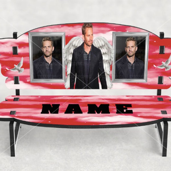 Memorial Bench Sublimation Template Etsy Memorial Bench Sublimation Template Etsy