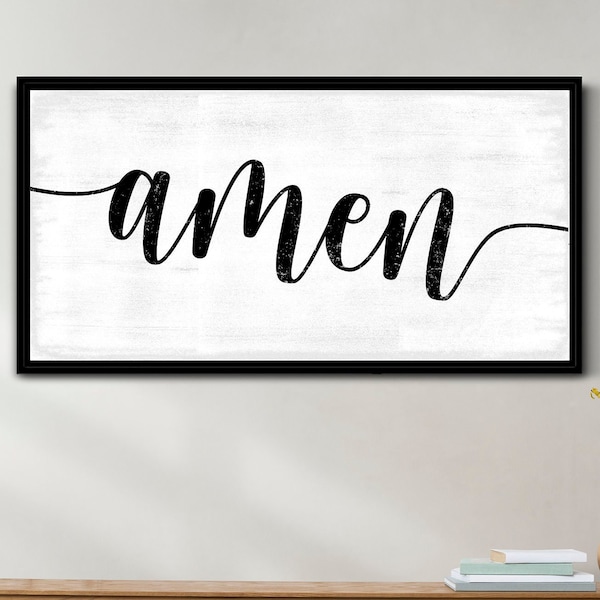 Amen Sign Etsy