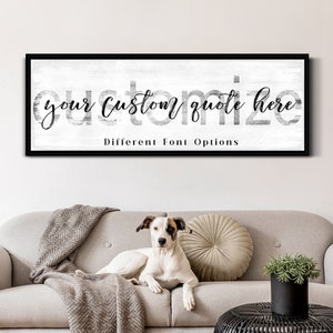 Custom Canvas Quote Sign, Create Your Own Personalized Canvas, Bedroom Signs Above Bed, Inspirational quote, Bible verse Scriptures