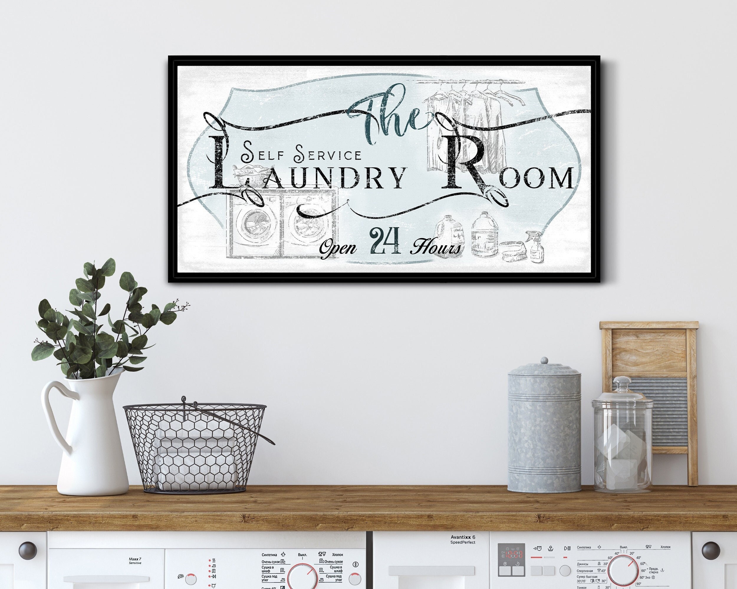 Laundry Room Sign, Laundry Co. Sign, Laundry Sign, Laundry Room Decor ...