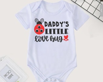 Daddy's Little Love Bug Onesies/Bodys pour bébés nouveau-nés à 24 mois