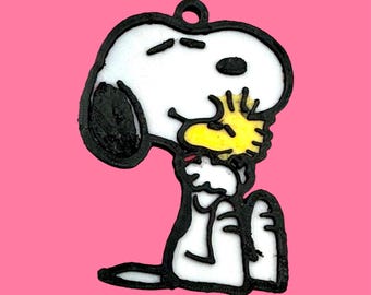 Snoopy Keychain/Ornament ~ Snoopy from Charlie Brown Peanuts ~ Perfect to put on keys, backpacks, purses, jackets, and Christmas trees!