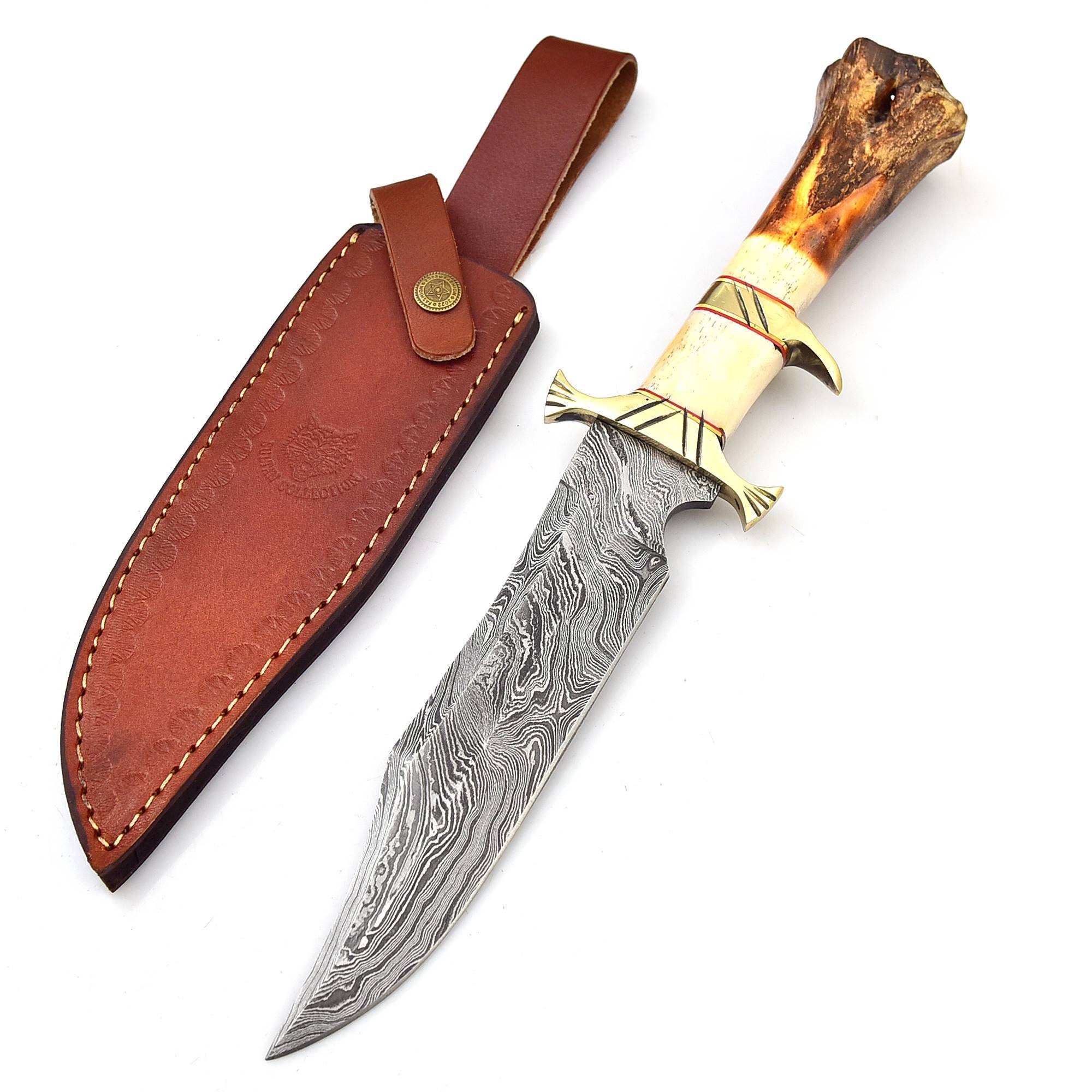 Coltello Da Caccia Bowie Terzo, Manico In Legno ⚔️ Negozio Medievale